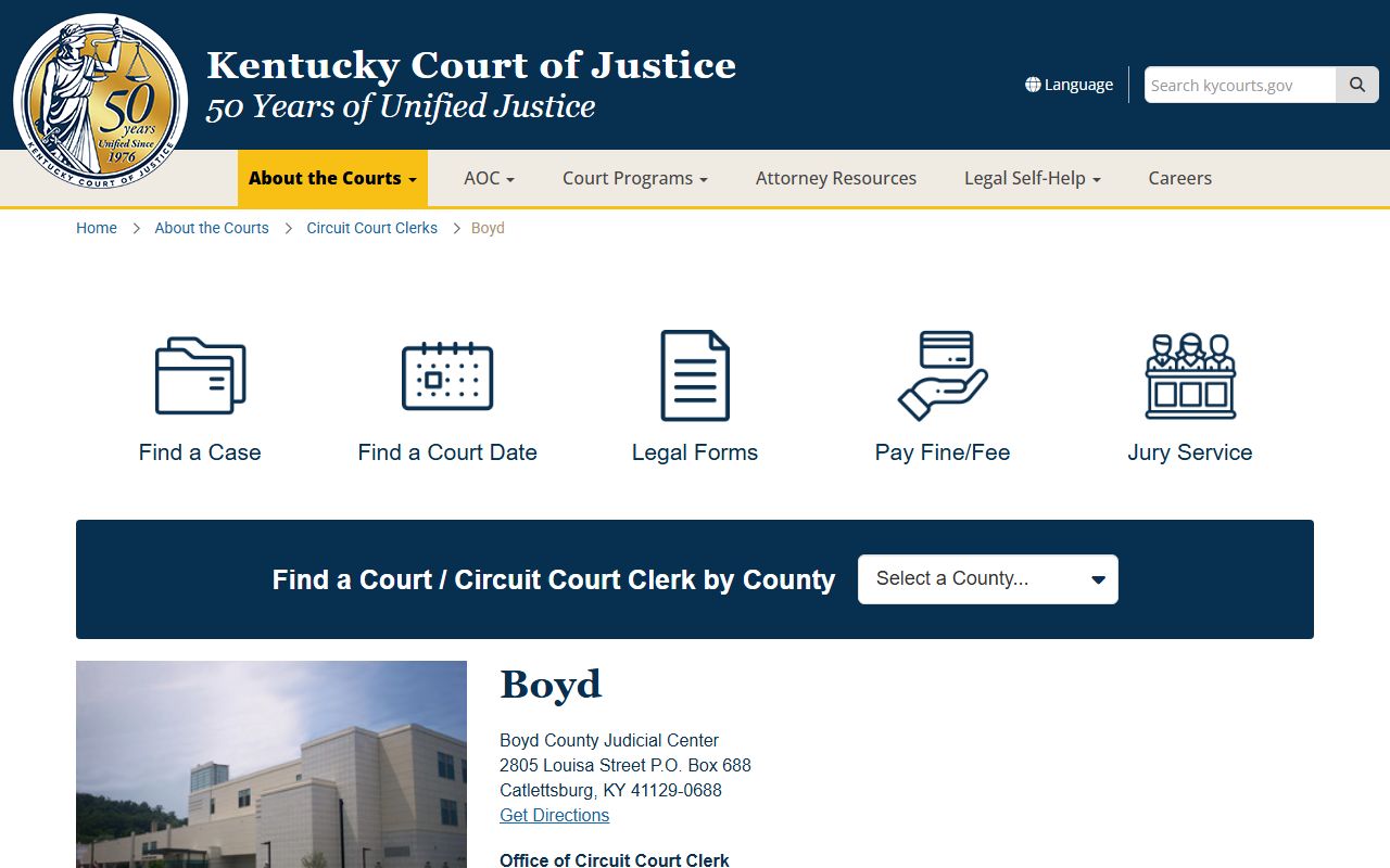 Boyd County Circuit Court Information