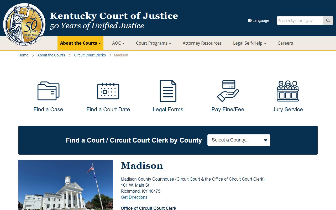 Madison County Court Information