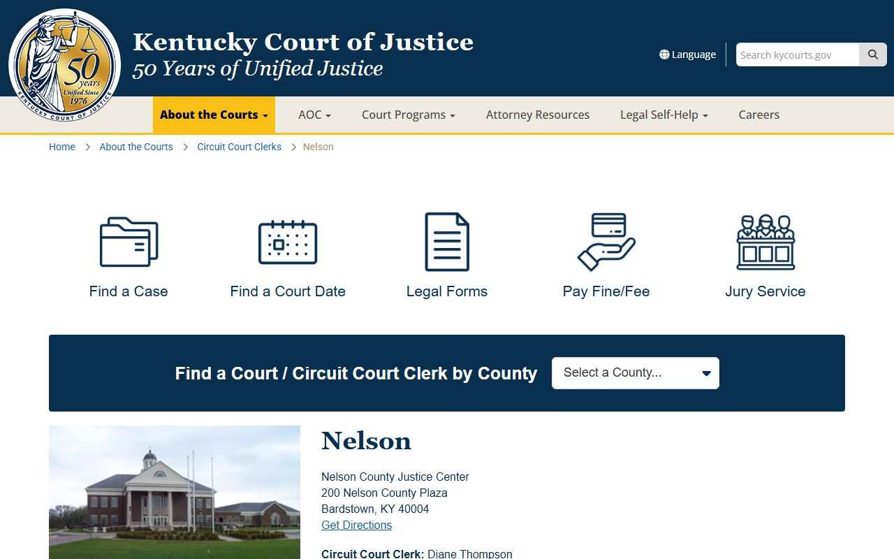 Nelson County Circuit Court Information